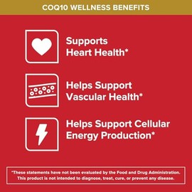 Qunol CoQ10 200mg Soft Chews, Extra Strength & Ultra High Absorption Coenzyme Q10 Supplement, #1 Cardiologist Recommended Supplement for Heart Health,