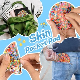 2PCS Picky Pad Fidget Toys, Skin Picking Fidget Toys for Adults Kids, Stress & Anxiety Relief Toys, Pick Pad Fidget Pad Picking Pad for Skin Picking Dermatillomania & Trichotillomania