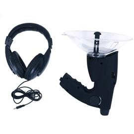 ZONADAH Parabolic Microphone Bionic Ear Electronic Birds Listening Recording Device 8X21 Zoom HD Outdoor Birdwatching Telescope Monocular Observation Distance 8m-1200m