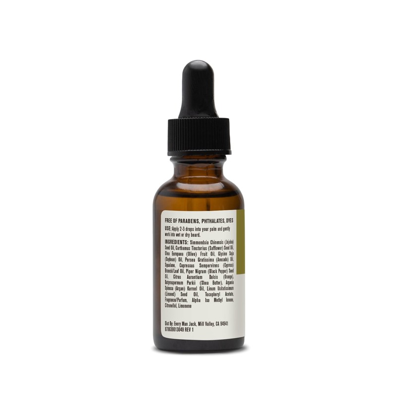 Every Man Jack Small Batch Beard Oil - Hinoki Spice