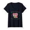 Womens Xmas Tree Lights Funny Red Panda in Christmas Socks