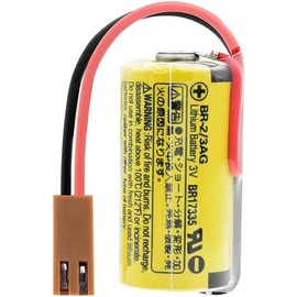 (2Pcs/Set) BR-2/3A BR17335 PLC Battery 3V 1200mAh BR-2/3AG Industrial Backup Lithium Battery for CNC Machine Tool Ammeter Water Meter