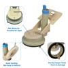 Toilet Flush Valve Replacement Parts, WC Inlet Valve Compatible with