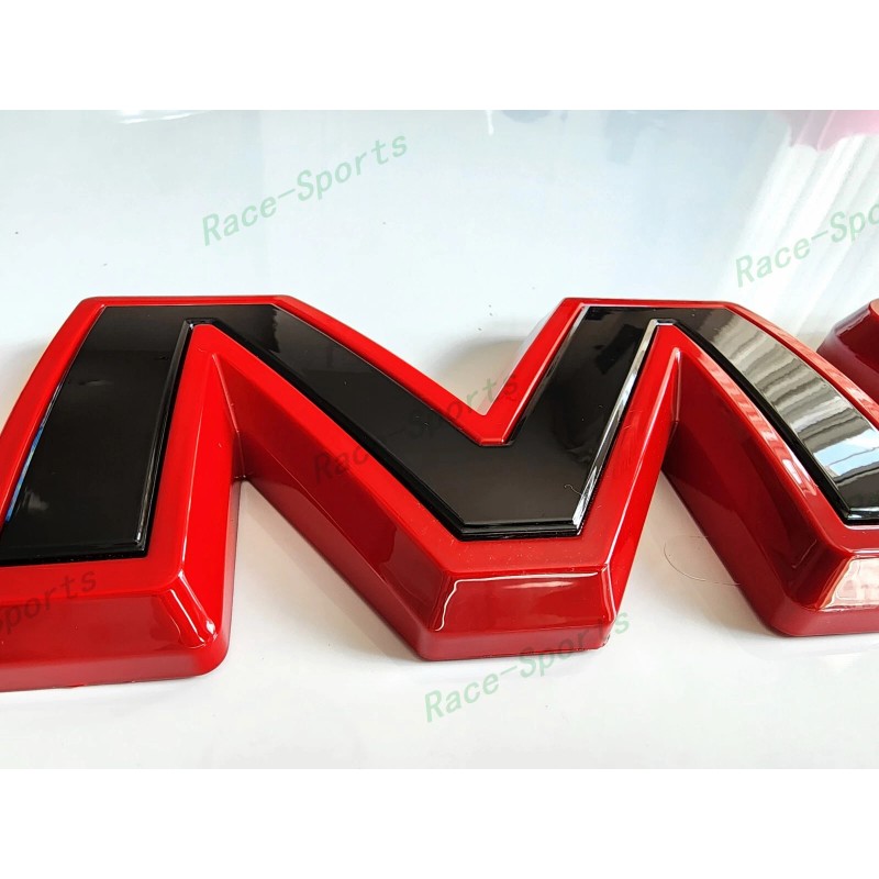 Auto GMC OVERLAY Front Rear Red Black GMC Emblem 2019+