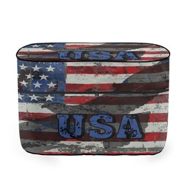 HorseT American Flag Eagle Propane Tank Cover - Waterproof Camper RV Trailer Weather Resistant Gas Cylinder Cover