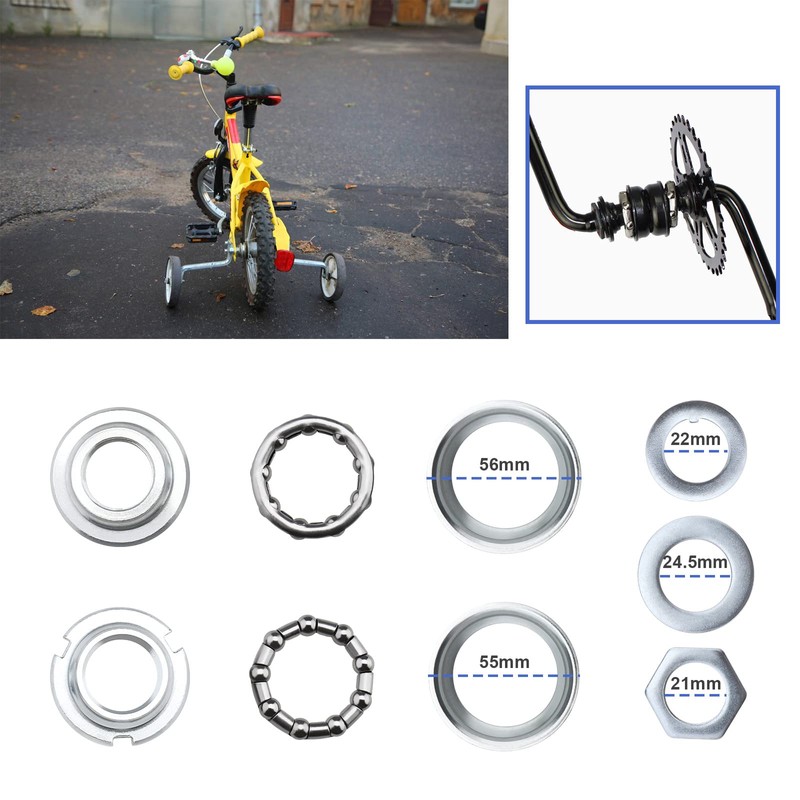 YINETTECH 2 Sets of Bottom Bracket Shells Replacement Pressfit Shells