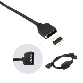 ACTOO 4 Pin RGB Splitter Extension 1 to 2 Led Strip Connector Splitter Cable for 5050 3528 2835 RGB LED Strip Light 2 PCS