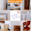 Strongest Door Stopper(6 PCS, 1.97“), Yunshan Clear Rubber Door Stops