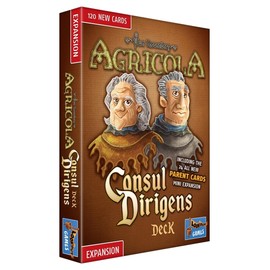 Agricola (Revised Edition) Consul Dirigens Deck Expansion | Farming Strategy Game | Advanced Board Game | Ages 12+ | 1-4 Players | Avg. Playtime 90 Mins | Made by Lookout Games, Multicolor (LK0142)