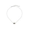 Kendra Scott Elisa womens Pendant Necklace Rhodium/Platinum Drusy One Size