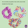 Goody Ouchless Hair Scrunchie - 3 Count, Purple Rainbow -