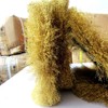 Portable Brass Plated Corrugated Wire Wheel for Rust Removal, Polishing,
