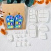 20pcs Polymer Clay Cutters Display Shelf Set – Miniature Clay