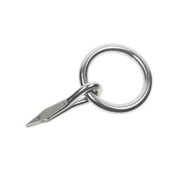 Unbranded Stainless Steel 3/16" Marine Ring Nail Link Connect Yacht Sailing Welded Ring
