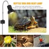25W Heat Lamp with Holder UVA UVB Basking Lamp with