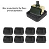 8pcs Wheel Stoppers Rubber Universal Scratch Proof Bed Sofa Caster
