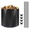 YUEWO 220 Gallon Compost Bin Outdoor Expandable Outdoor Composter for
