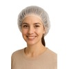 CocoAtlas Disposable Bouffant Caps, 21 inch Hair Nets, 100 Pack,