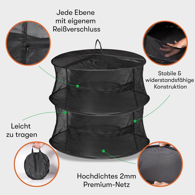 High Quality Herb Drying Net - Zip Drying System for