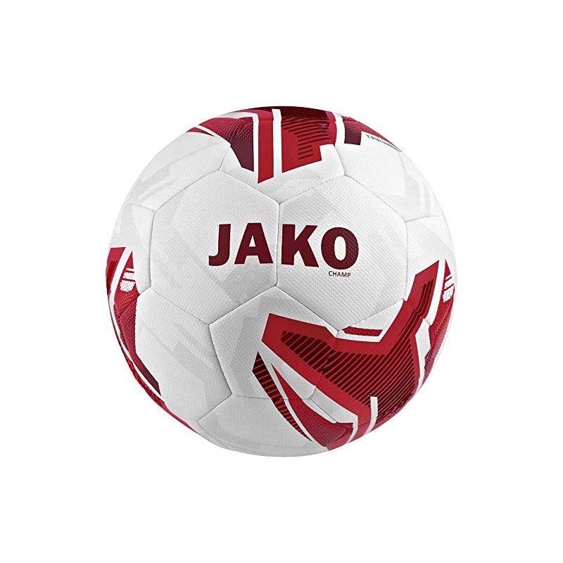Jako Lightball Hybrid Champ 32 Panel, Hybrid Technology, White/Maroon/Red, 290