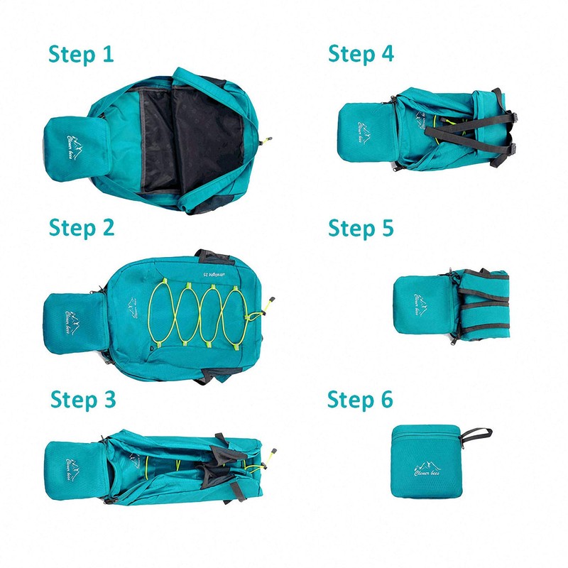 CLEVER BEES Mochila plegable resistente al agua para senderismo