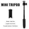 Selfie Stick Tripod and Mini Tripod Set, Black Table Tripod
