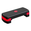 Adjustable Height Step Box for Home Training Stair Exercise Equipment Gray 1-Tier