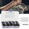 Tornillos Autorroscantes M3, Acero Inoxidable Negro de 450 Piezas M3