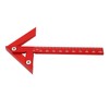 Center Gauge Portable Center Finder Clear Scale for Woodworking