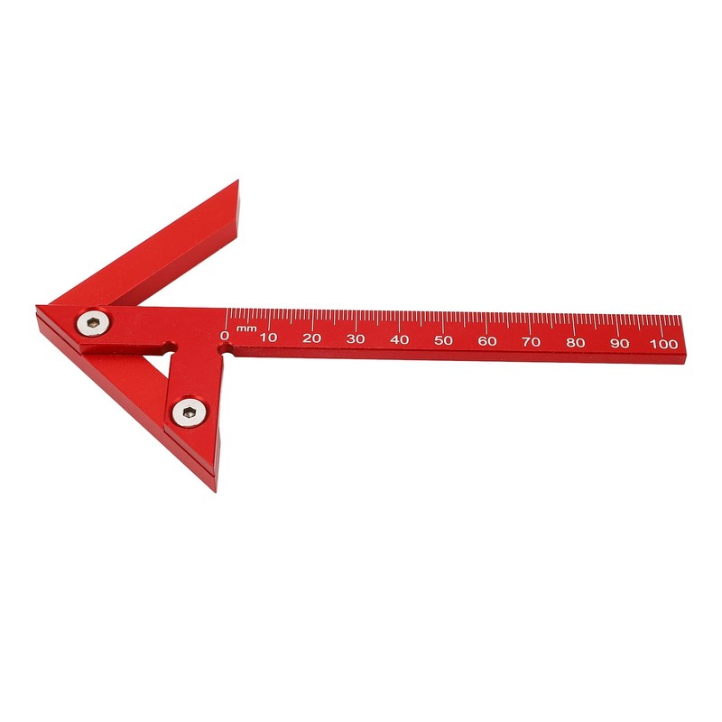 Center Gauge Portable Center Finder Clear Scale for Woodworking