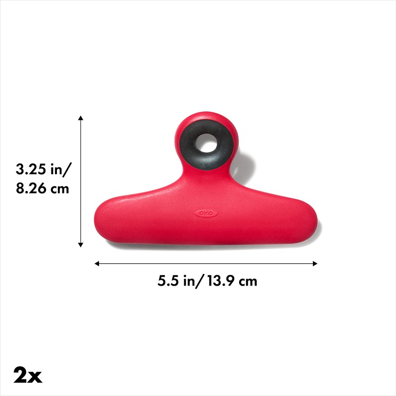 OXO Good Grips Collection Bag Clip, 2 Piece Set, Jam