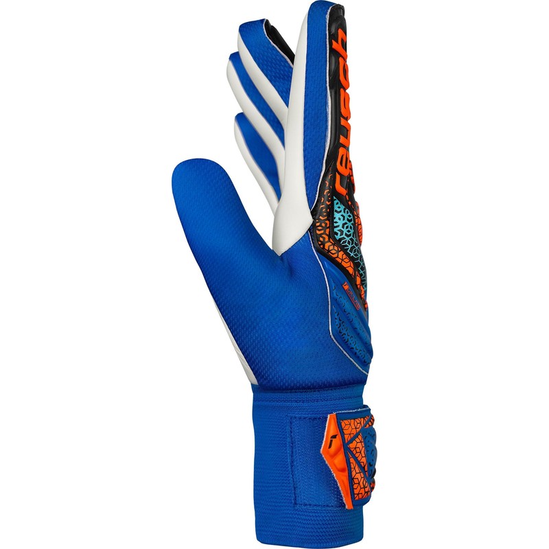 Reusch Attrakt Starter Solid Goalie Gloves, Soccer Goalkeeper Gloves with