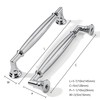 khtumeware 5 Pack 5 Inch(128mm) Polished Chrome Cabinet Pulls Heavy