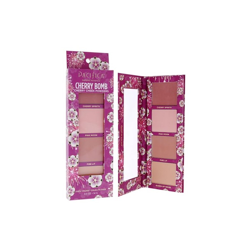 Pacifica Cherry bomb cherry cheek powders, 0.5 Ounce