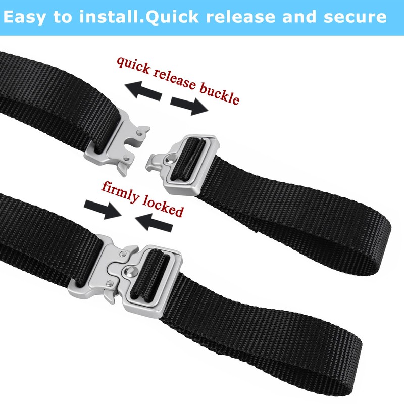 SUNOOM Boat Fenders Straps,Fenders Hanger Quick Adjuster Strap,Boat Rail Fenders