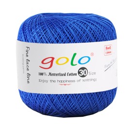 golo Crochet Thread Size 30 Yarn for Hand Knitting Lace Yarn Crochet Yarn for Crocheting