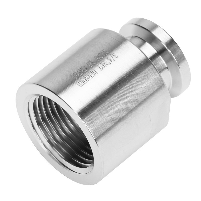 DERNORD 1/2'' Tri clamp Adapter to 3/4 inch FNPT Thread