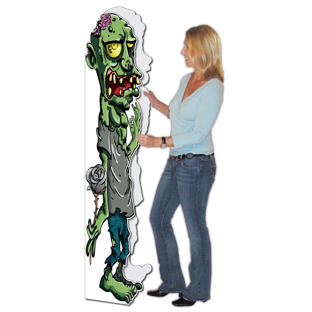 VictoryStore Jumbo Greeting Cards: Valentine's Day Card (Life Size Zombie Card) 5 feet 8 inches with Envelope