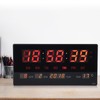LED Number Clock Large Big Digital Display with Temperature Wall