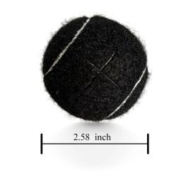 Hiballball 4 Pack Precut Tennis Balls for Walkers, Heavy Duty Long Lasting Felt Pads for...