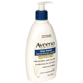 Aveeno Active Naturals Skin Relief Moisturizing Lotion, 12-Ounce Pump Bottles (Pack of 3)