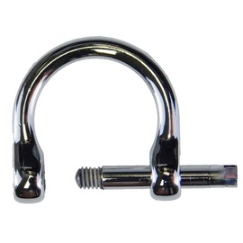 [Leather King] Hand Ring (D Can) Screw Type (Silver) 0.7 inches (18 mm)