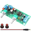 DAOKI DC10-24V Single Supply Low-Pass Filter NE5532 Pre-Amplifier Preamp Board 22Hz-300Hz Low-Pass Filter Board with DC Male Cable