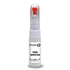 SD COLORS casa white WD Repair Kit Compatible with Kia New Touch Up Pen 20ml Scratch Chip Brush Color Code WD Casa White