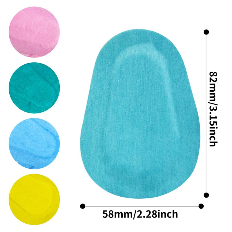 60pcs Adhesive Eye Patches for Adults - Colorful Breathable Patch