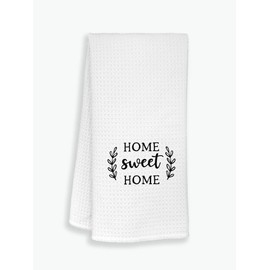 ZJSYXXU Home Wreath Kitchen Towels Dishcloths,Home Sweet Home Dish Towels Tea Towels Hand Towels for Kitchen,Housewarming Gifts for New House New Apartment Women Men(391)