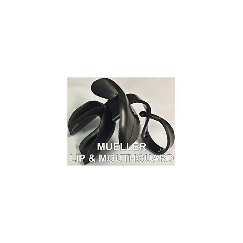 MUELLER Lip and Mouth Guard with Strap Black