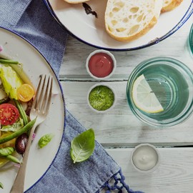 1000 X 1oz Paper Soufflé Cups Disposable Waxed Paper Ramekins, Portion Cups, Condiment Pots, Sauce Dipping Pots (1000pcs) (Soufflé cups 1oz)