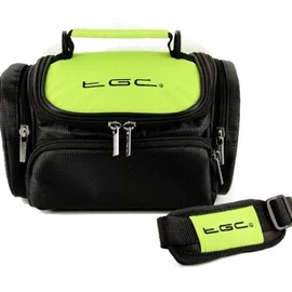 TGC ® Large Camera Case for Nikon COOLPIX P5100, P5000, P60, P50 Plus Accessories (Electric Green & Black)