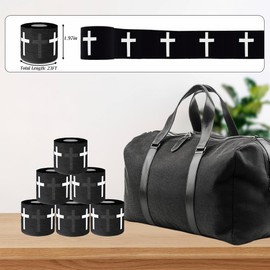 2Pcs Christian Athletic Tape 2IN X 23FT Cotton Zinc Oxied White Sports Tape for Sports, Cross Athletic Wrist Tape for Gymnastics